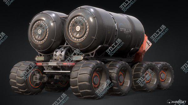 images/goods_img/20210312/Sci-fi Heavy Rover Refueler PBR 3D model/2.jpg